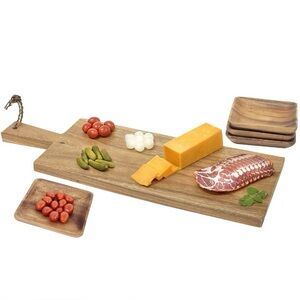 Woodard & Charles WD357 Large Paddle Board with 4 Square Serving Trays